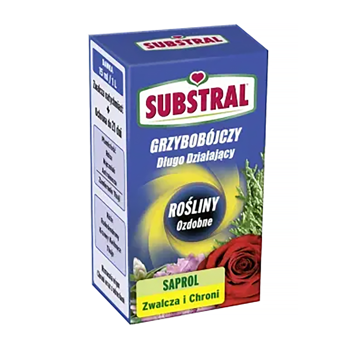 Saprol preparat grzybobójczy na róże, kwiaty, rośliny ozdobne Substral 25 ml