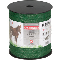 Zielona taśma do ogrodzenia elektrycznego RUBAN 20 mm w rolce 200 m