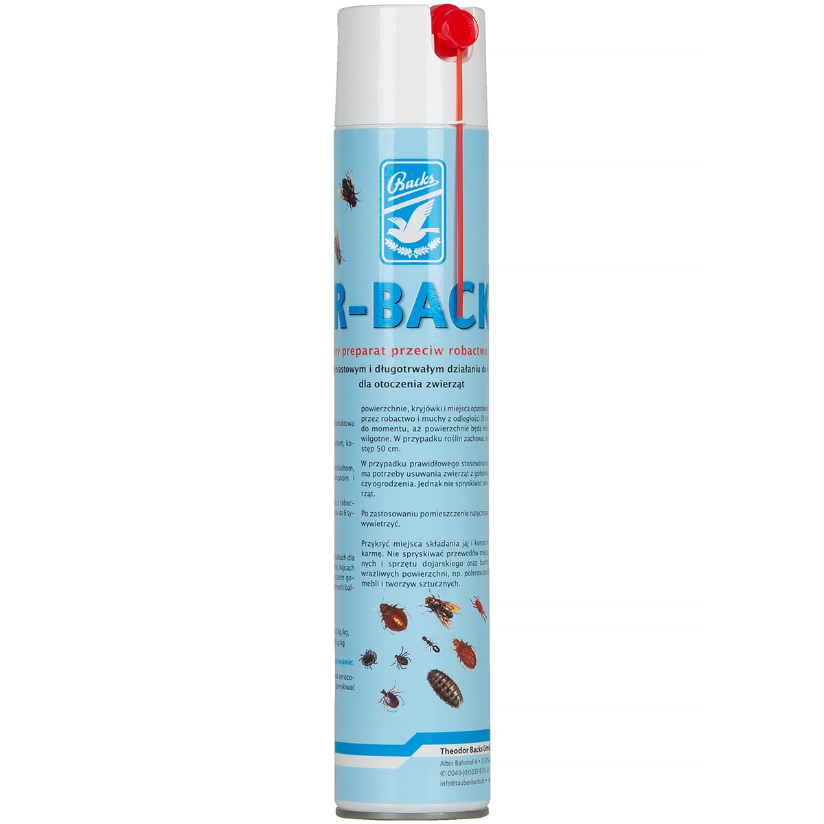 Spray na owady Ar-Backs 750 ml do pomieszczeń inwentarskich