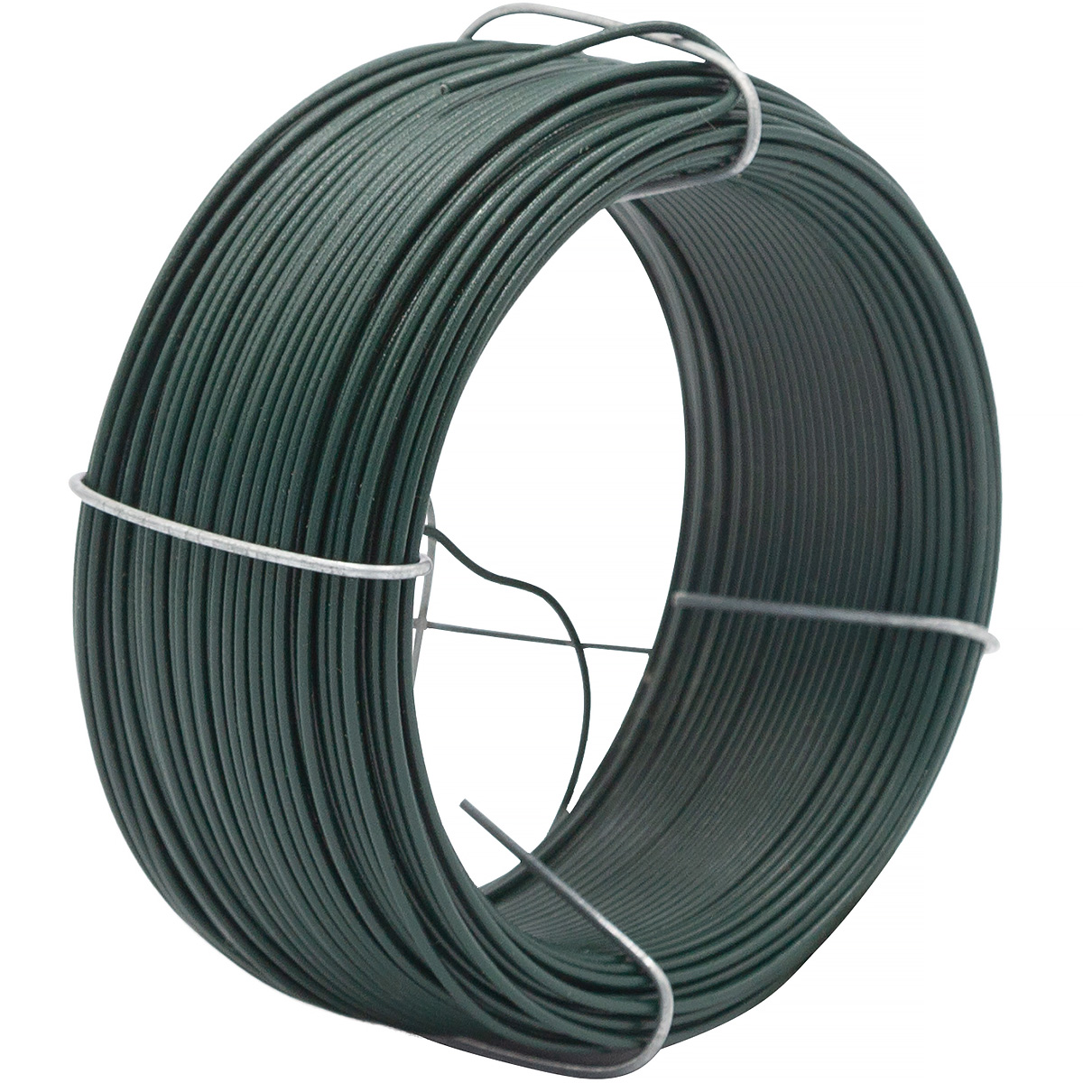 Drut wiązałkowy zielony do siatek metalowych i plastikowych, 50mb na wałku