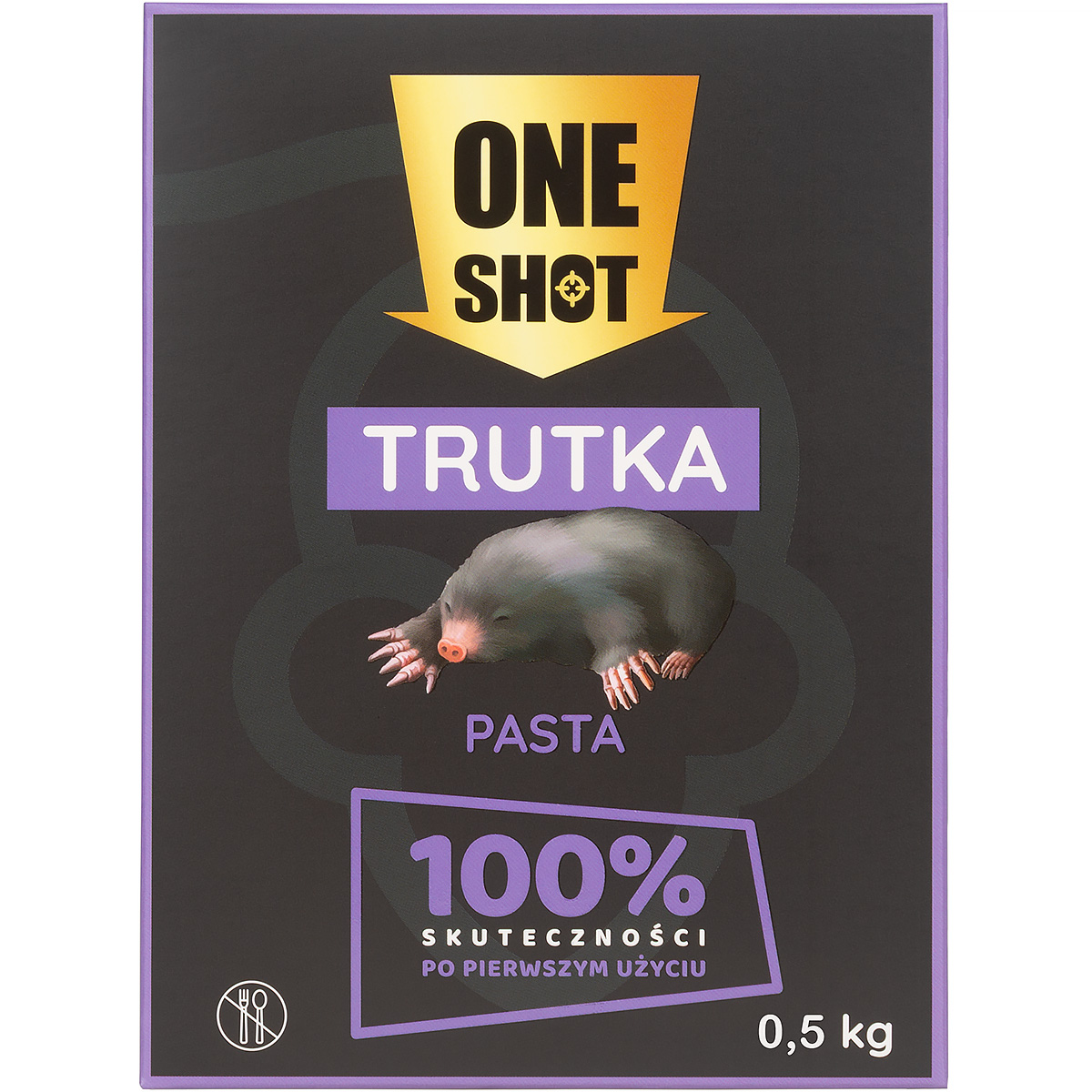 Trucizna na krety, nornice, gryzonie w paście 0,5 kg 