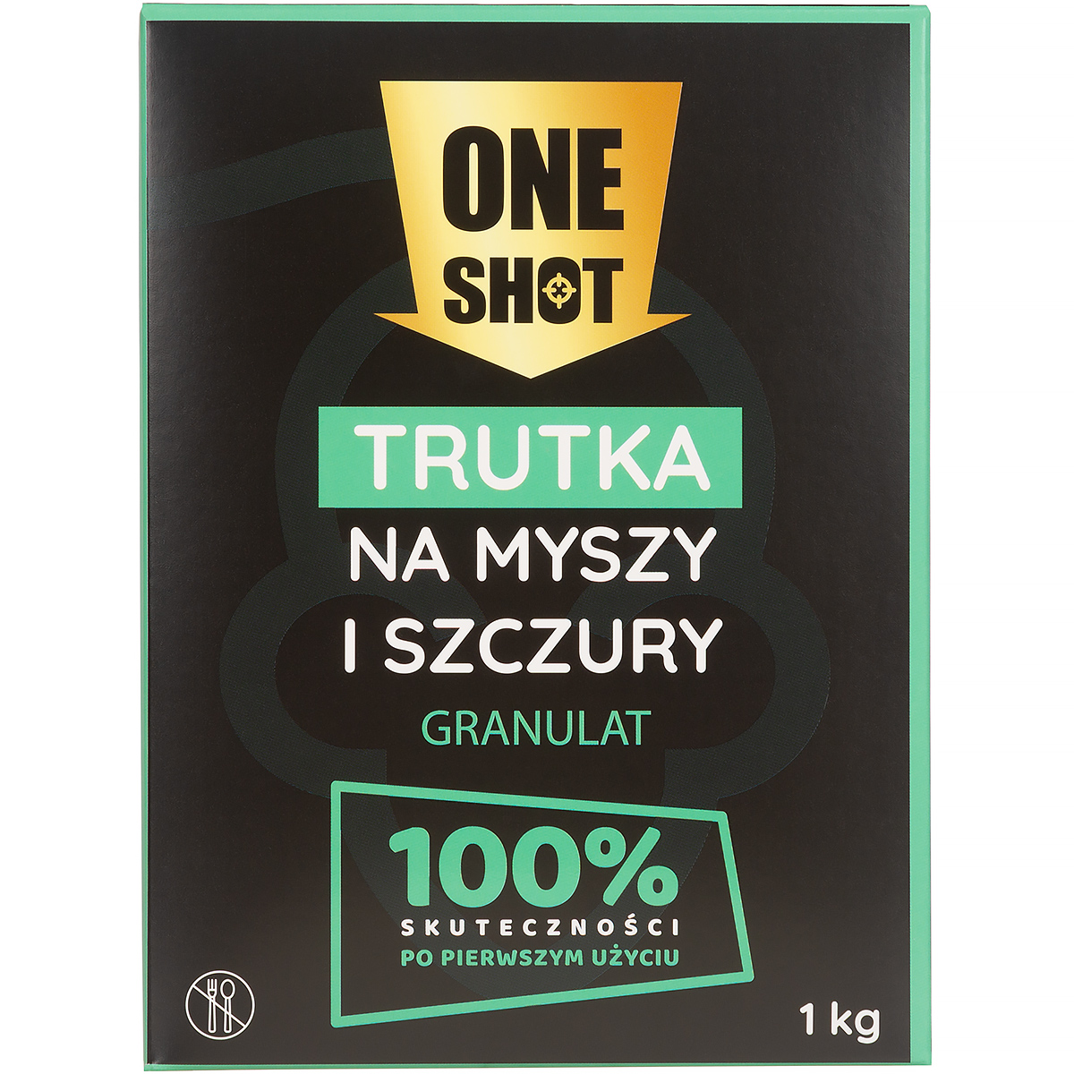 Trutka na myszy i szczury ONE SHOT 1 kg granulat