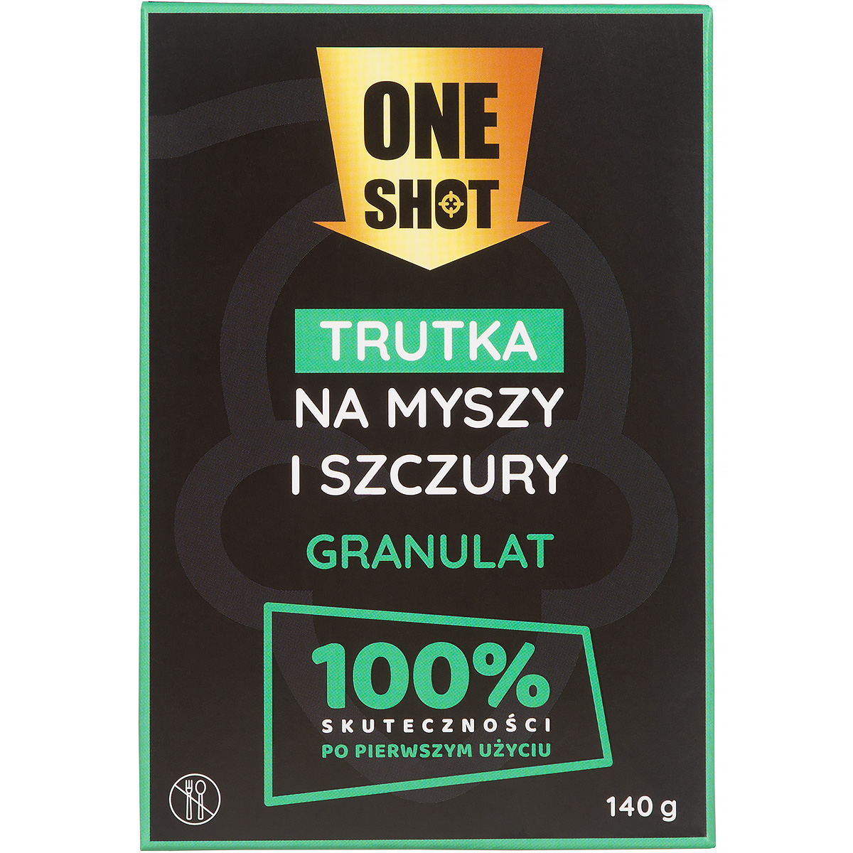Trutka na myszy i szczury ONE SHOT granulat 140 g
