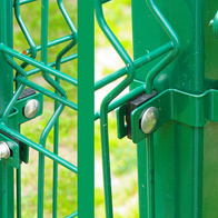 Obejma montażu panelu narożna 40x60 - powlekana PCV