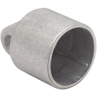 Kapturek nakładka do mocowania słupka podporowego i poprzeczki fi 42 mm alumioniowy