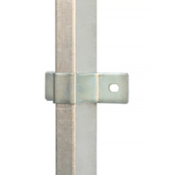 Mocowanie czołowe słupka od paneli 60 x 40 mm do ściany