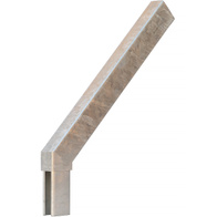 Przedłużka kątowa 45 stopni słupka 40 x 60 mm ocynkowana
