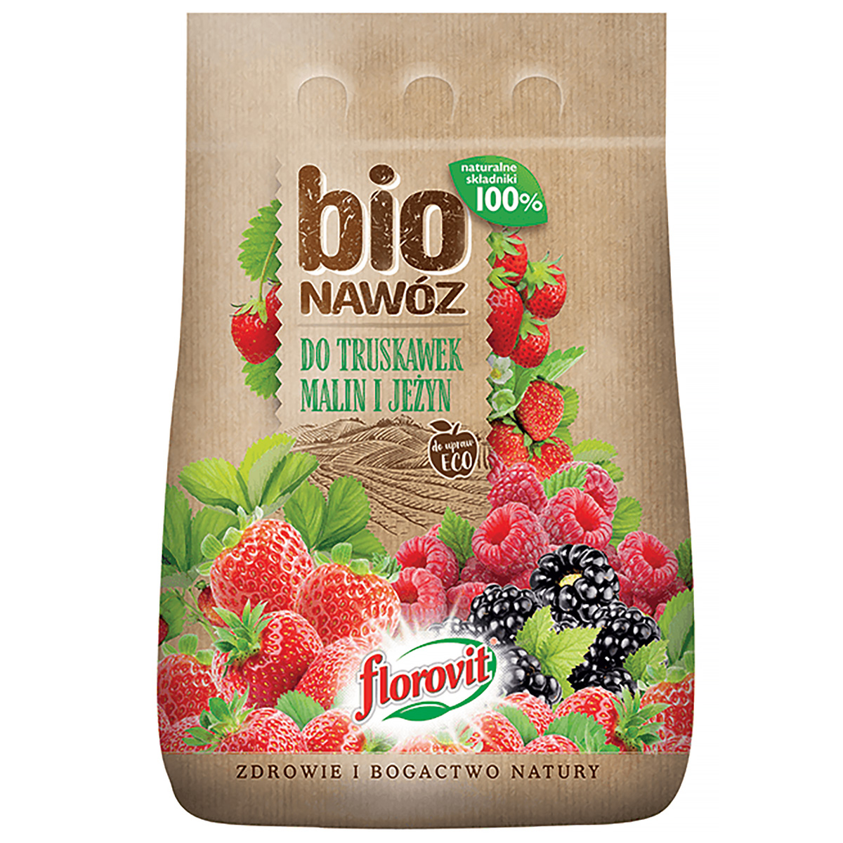 Nawóz Bio do truskawek, jeżyn i malin ECO 5 l Florovit