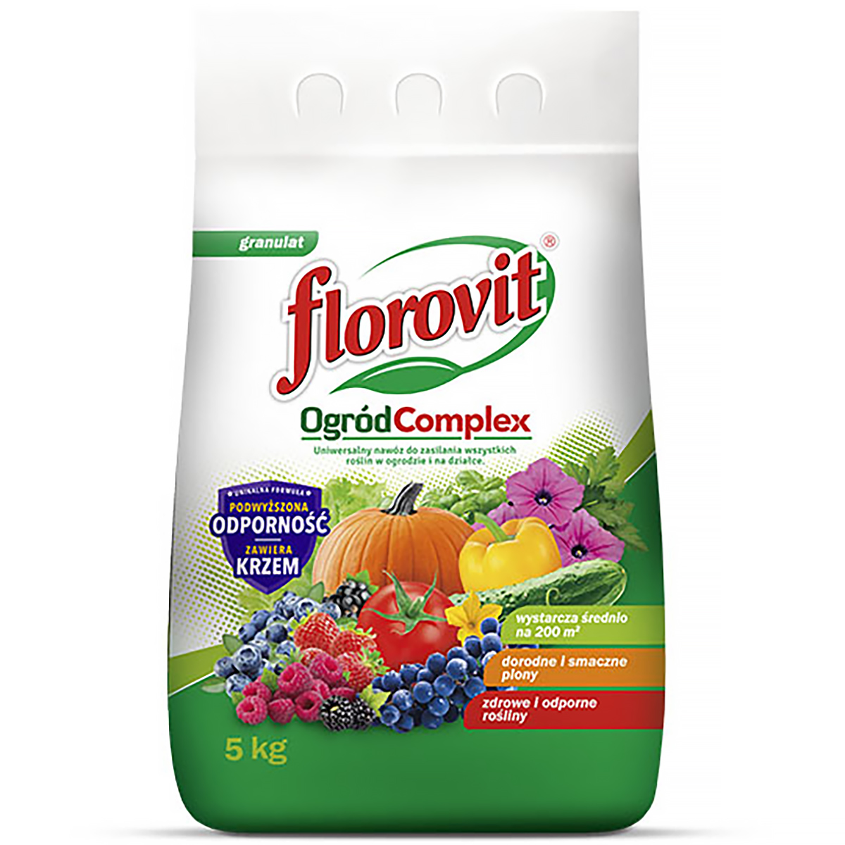 Nawóz uniwersalny do kwiatów, owoców i warzyw Ogród Complex Florovit 5 kg