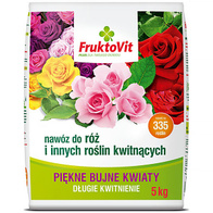 Nawóz Fruktovit plus do róż i kwiatów kwitnących 5 kg