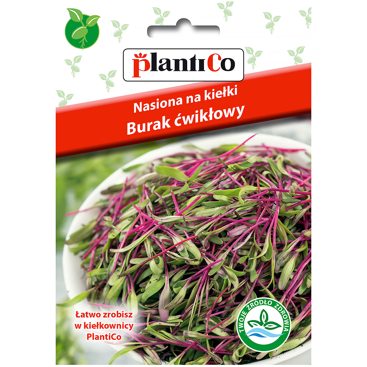 Kiełki burak ćwikłowy nasiona Plantico 20 g
