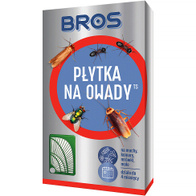 Płytka na owady muchy, komary, mrówki, mole Bros działa do 4 miesięcy