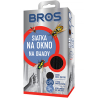 Moskitiera siatka na okno na muchy i komary 130 x 150 czarna Bros