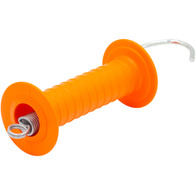 Uchwyt do bramy pastucha z ogranicznikiem naciągu, pomarańczowy