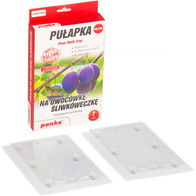 Pułapka lepowa na muszki owocówki śliwkóweczkę 2 szt