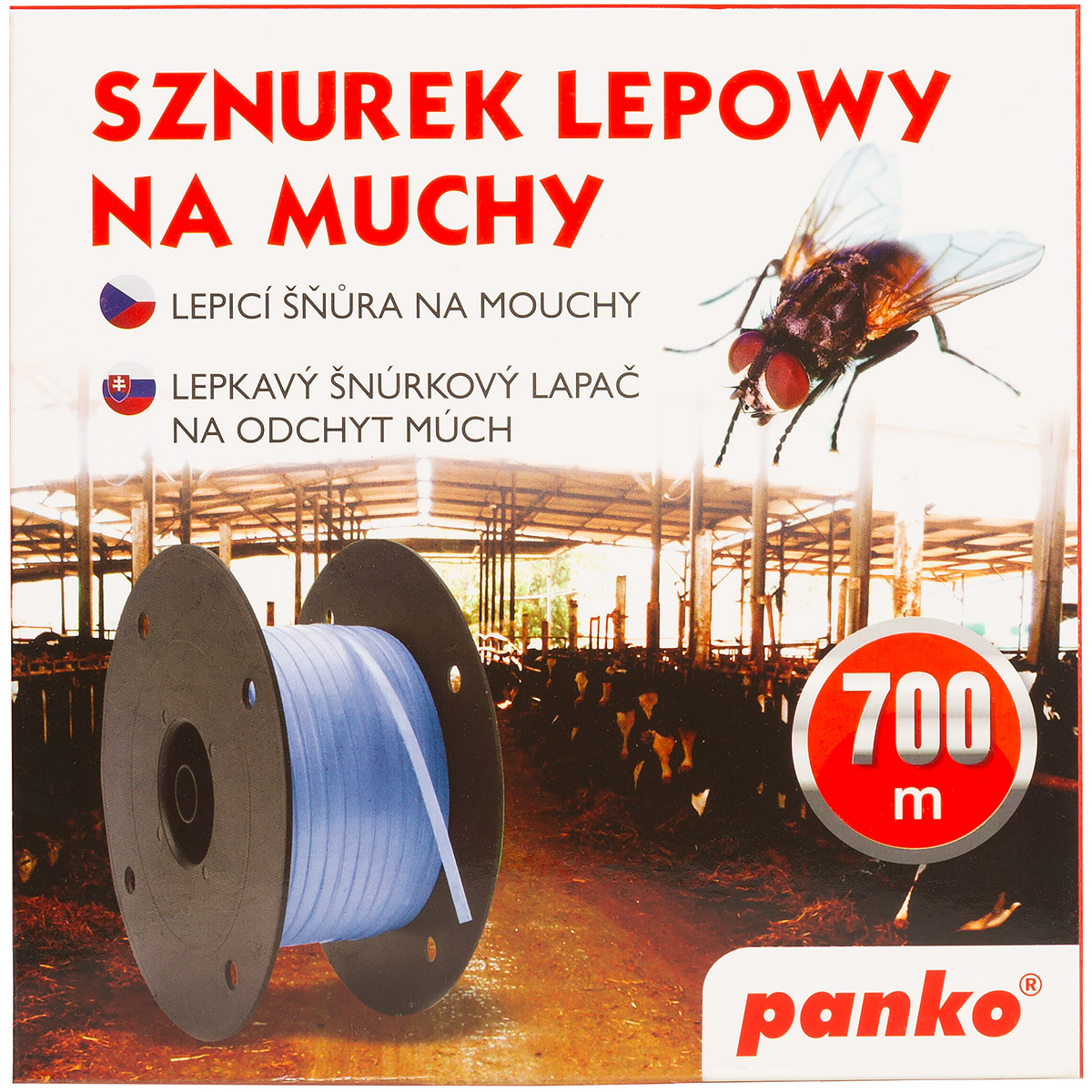 Sznurek klejący lepowy na muchy 700 m