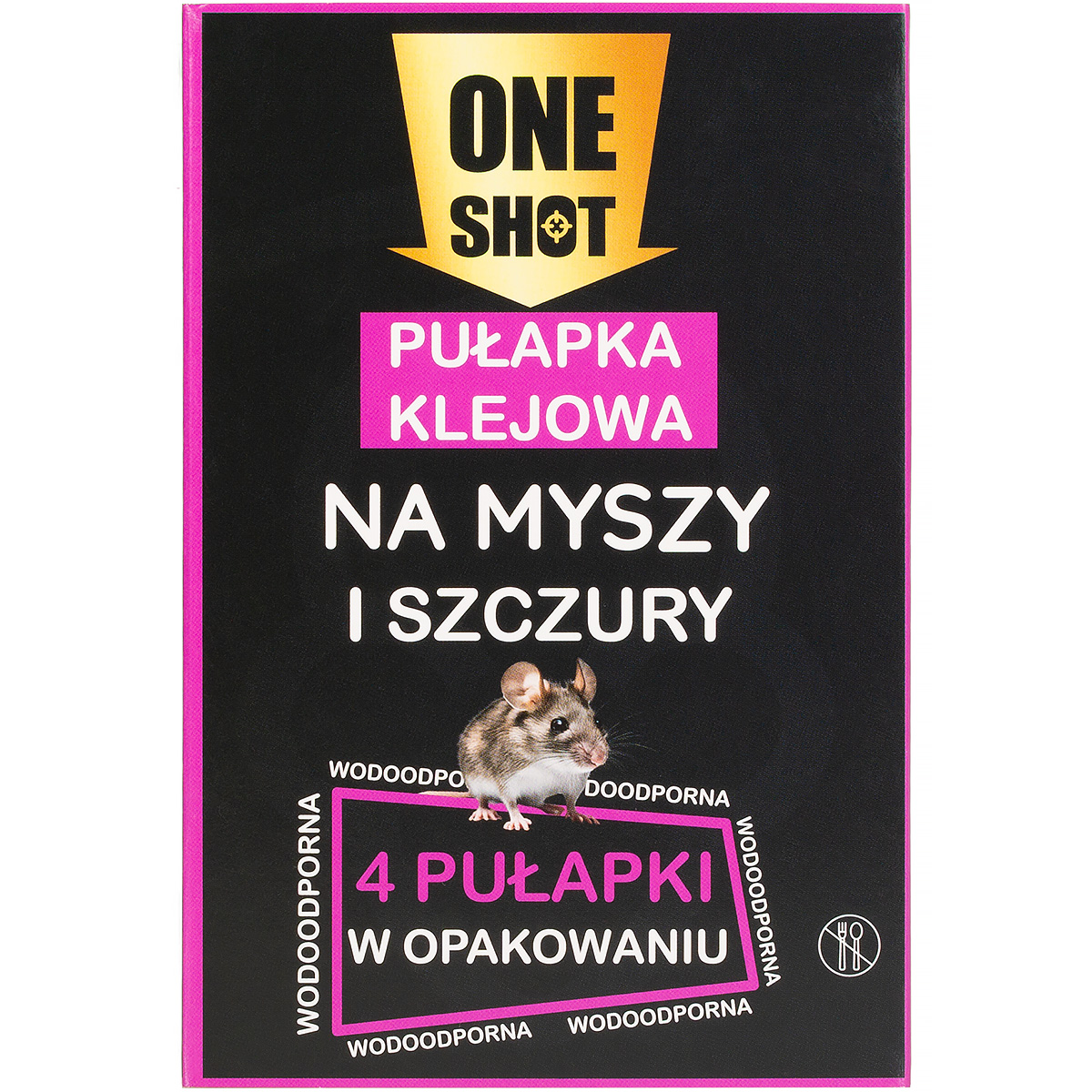 Lep pułapka na myszy i szczury 4 szt