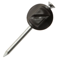 Izolator z gwoździem do plecionki i drutu