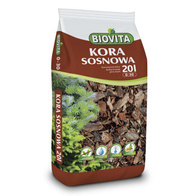 Kompostowana kora ogrodowa mielona 0-30 do zakwaszania gleby 20 l