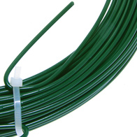 Drut naciągowy powlekany PCV fi 3,5 mm rolka 52 mb zielony RAL 6005
