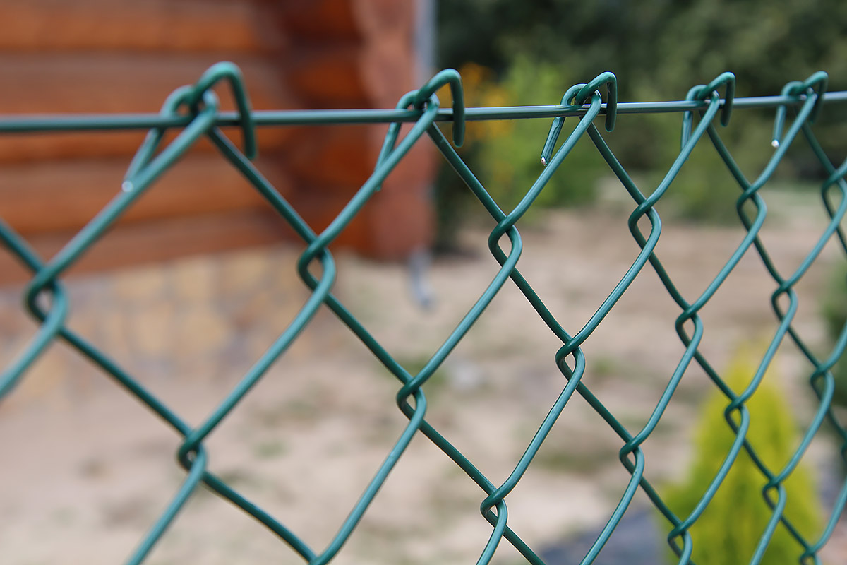 Siatka ogrodzeniowa powlekana zielona oczko 60mm drut 3,1mm wysokość 100cm