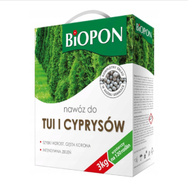 nawóz do tui i cyprysów 3 kg biopon