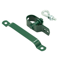 Napinacz siatki ogrodzeniowej śruba opaska 42 mm w kolorze zielonym