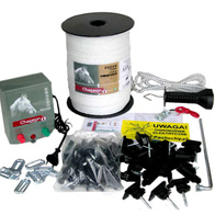 Zestaw do budowy ogrodzeń elektrycznych dla koni SEC E Horse 200 z taśmą