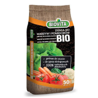 Ziemia do warzyw i pomidorów BIO 50 l podłoże ekologiczne BIOVITA